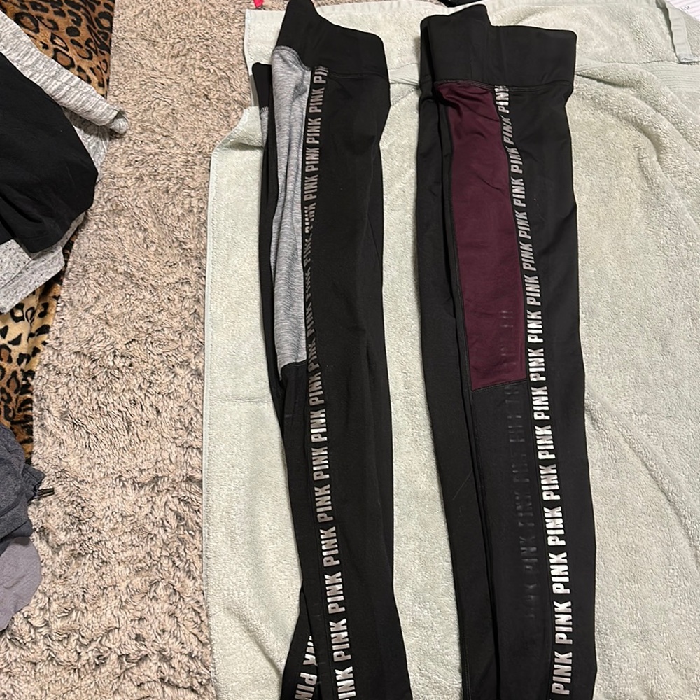 PINK Victoria’s Secret Yoga leggings Bundle XS